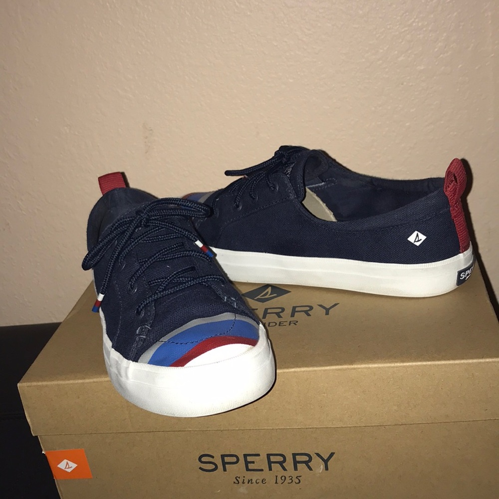 Navy Blue Sperrys